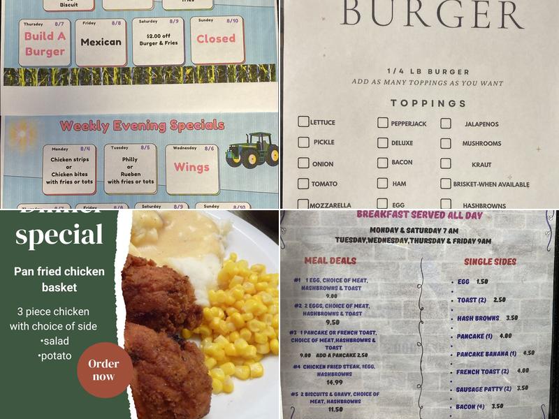 Upland Bar & Grill Menu