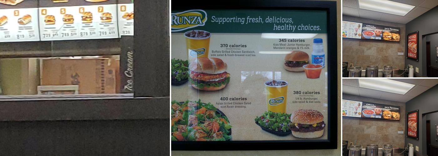 Runza Restaurant Menu
