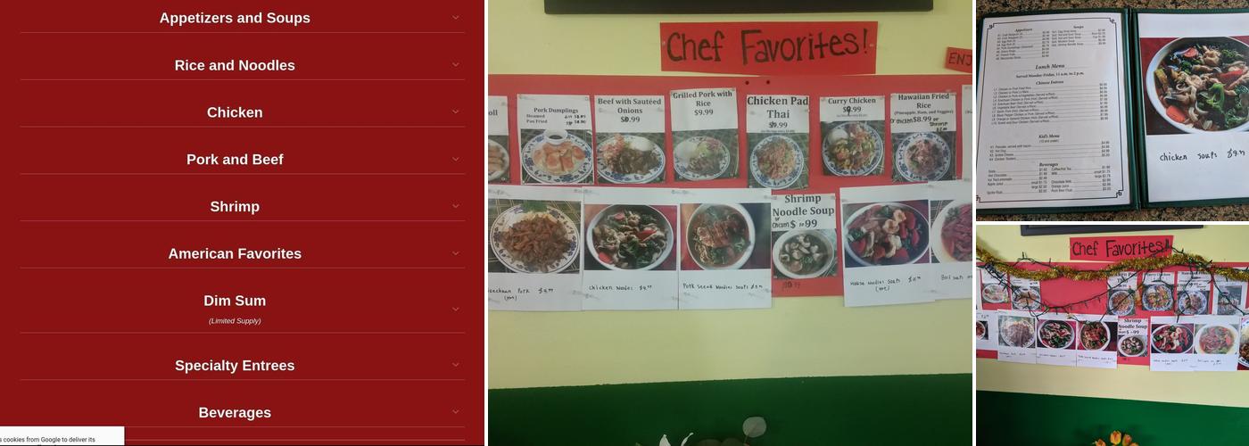 Lisa's Kitchen Menu