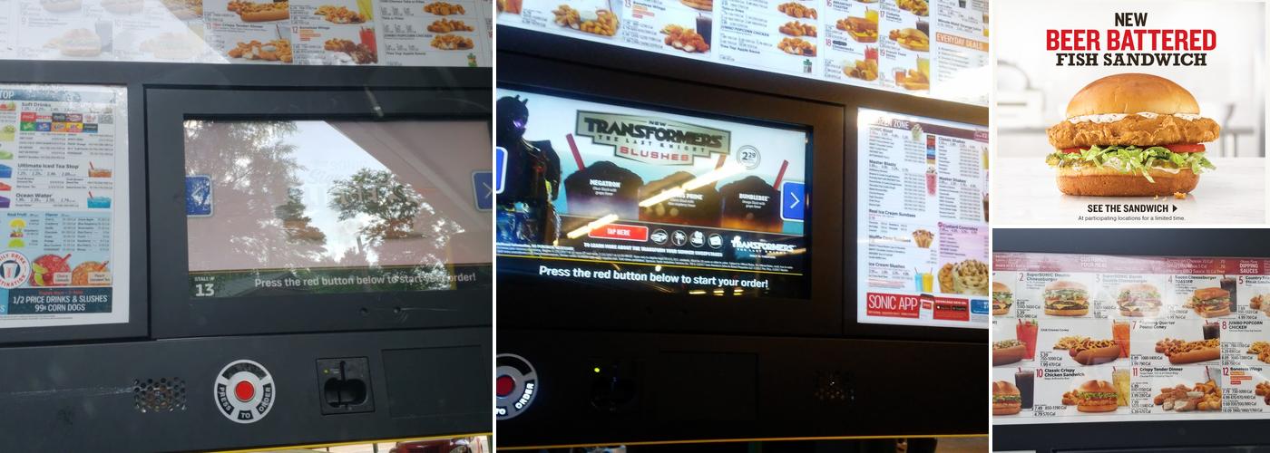 Sonic Drive-In Menu