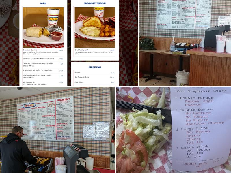 Mr. Burger Menu