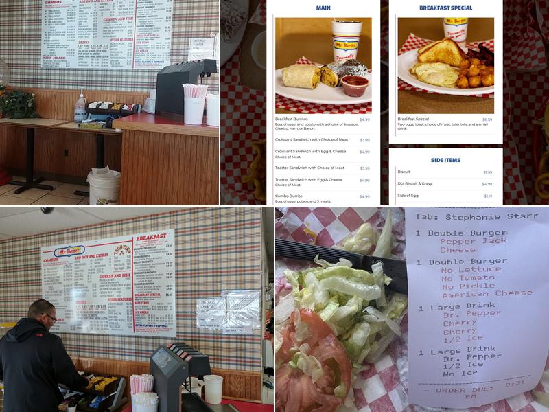 Mr. Burger Menu