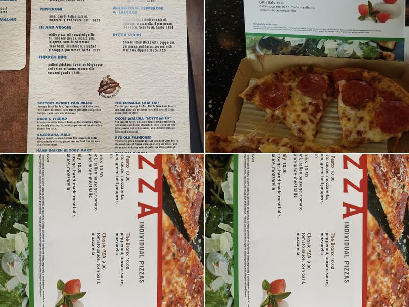 Pizza Torn Basil Menu