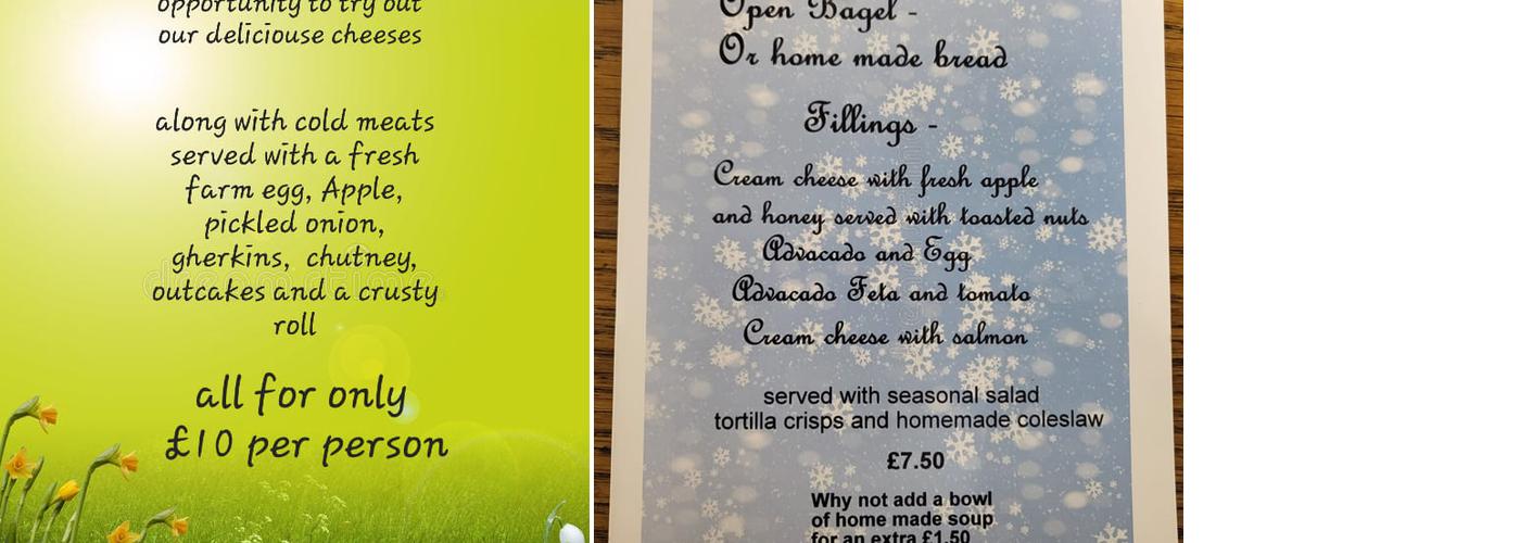 Eli's Crafts, Cakes & Coffee Menu