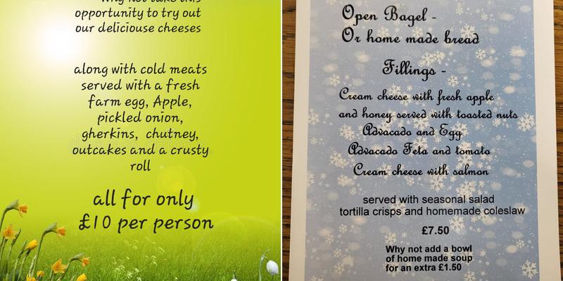 Eli's Crafts, Cakes & Coffee Menu