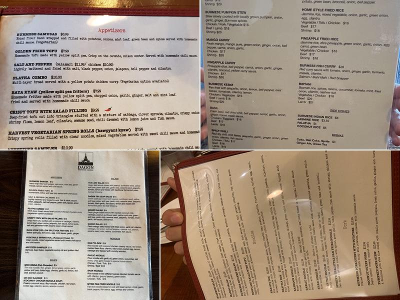 Dagon Menu