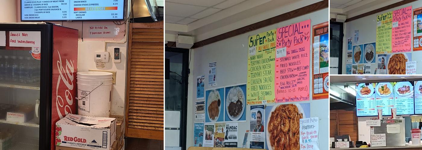 Islander Drive Inn Menu