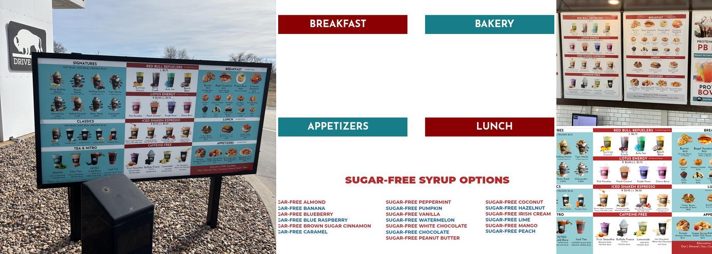 White Buffalo Coffee Bar Menu