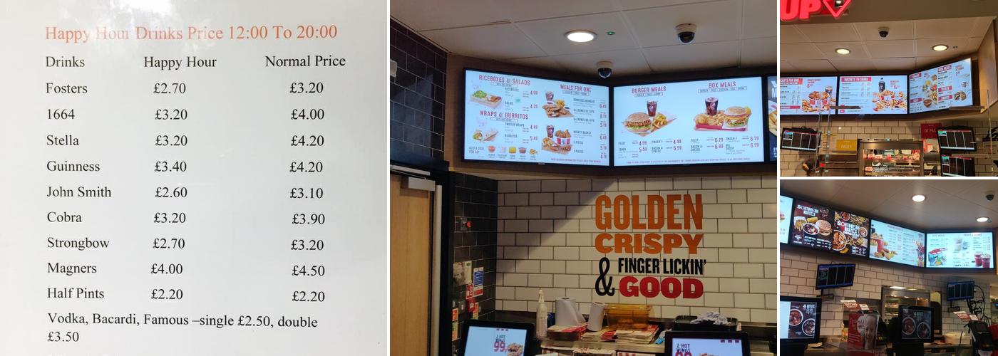 KFC Heathrow - Bath Road Menu