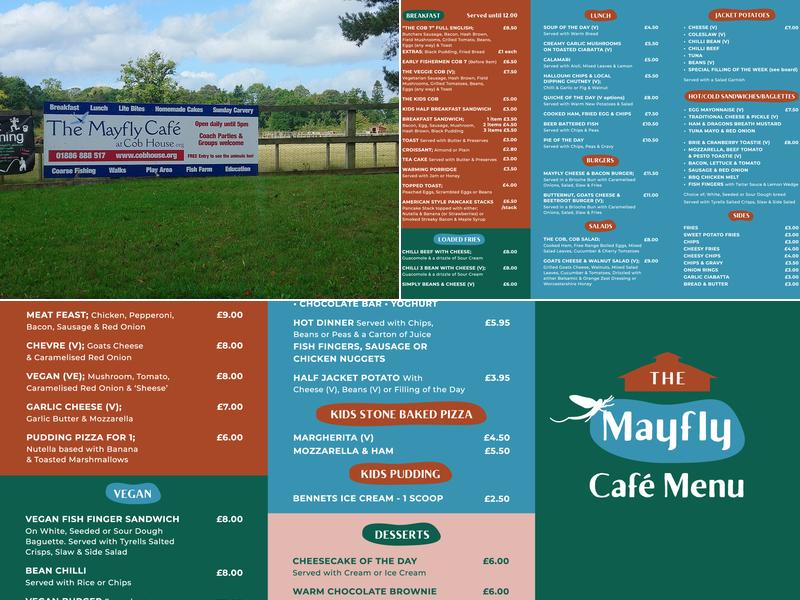 The Mayfly Cafe Menu