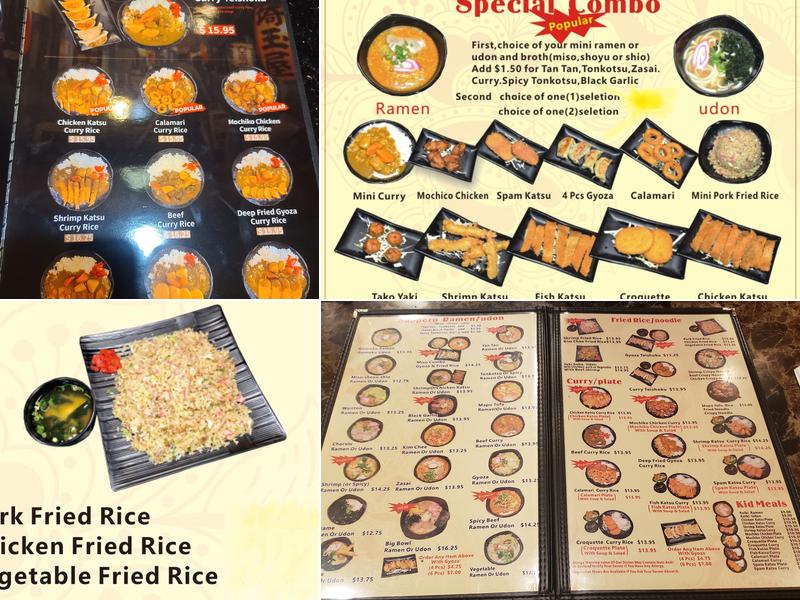 Daiichi Ramen Pearl City Menu