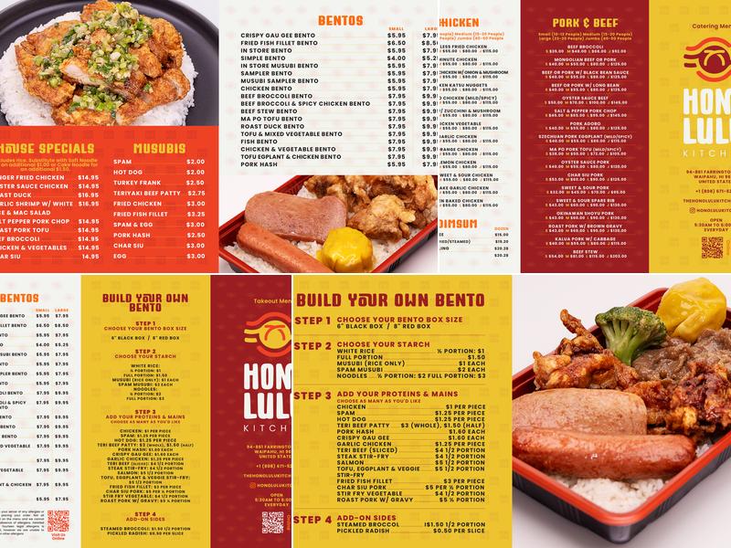 Honolulu Kitchen Menu