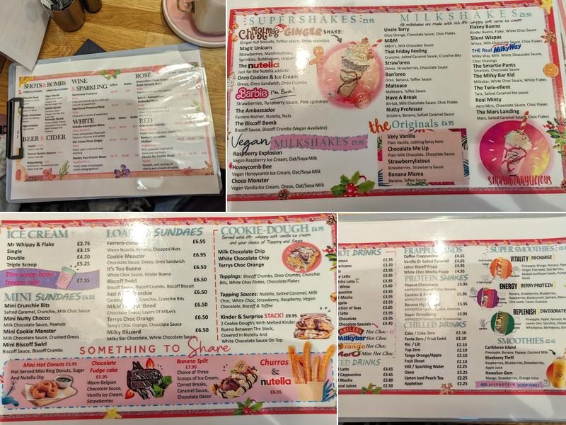 Holmes Sweet Home Menu