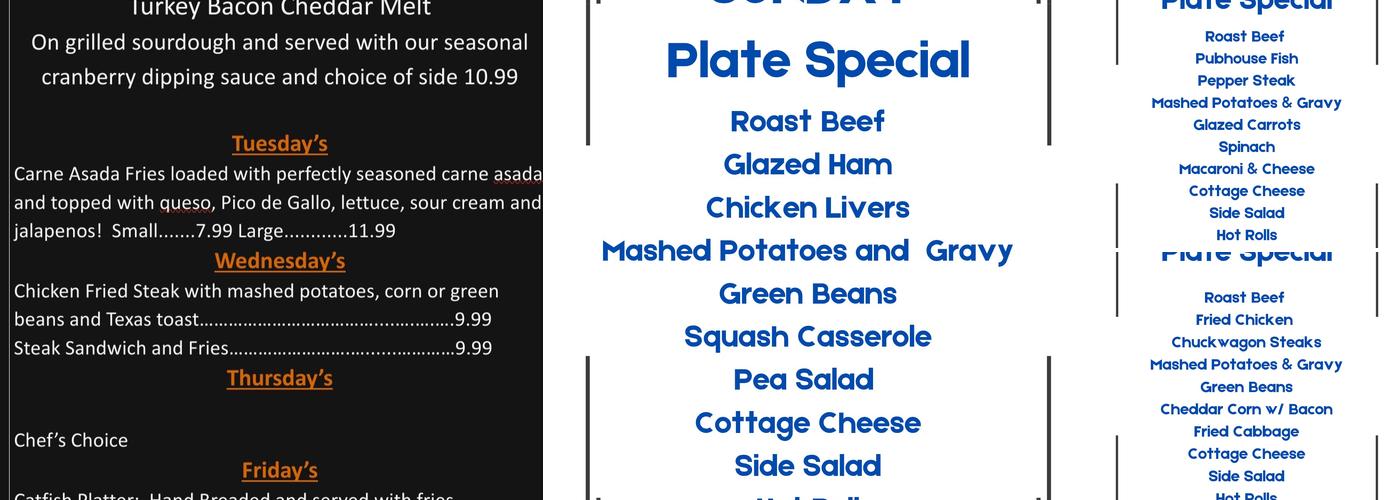 Vici Restaurant Menu