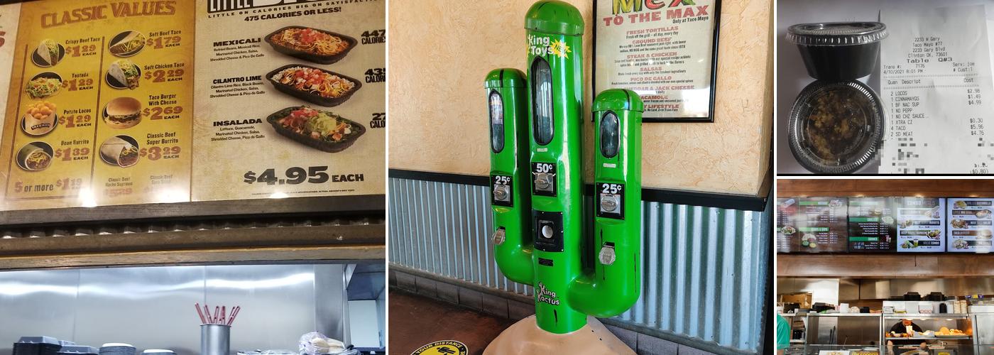 Taco Mayo Menu