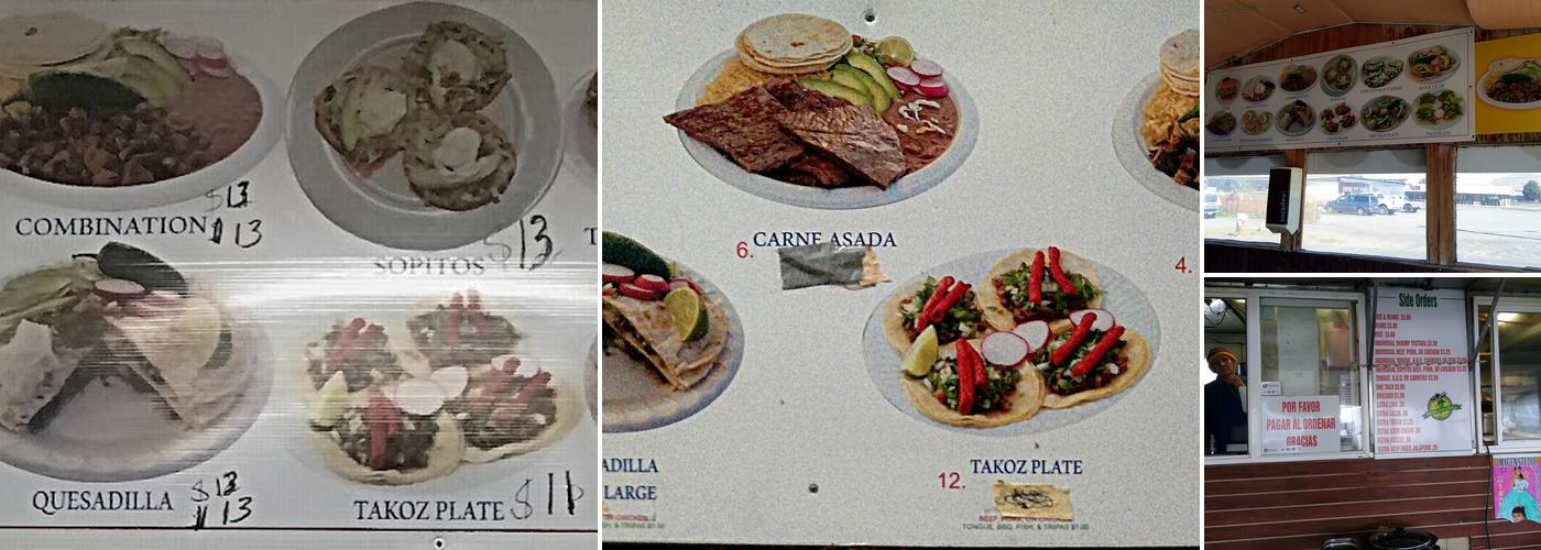 Taqueria Morelia Menu