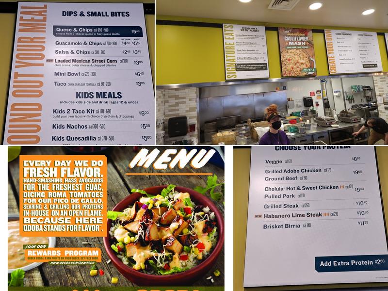 QDOBA Mexican Eats Menu
