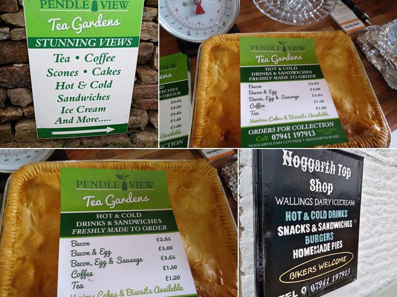 Noggarth Tea Gardens Menu