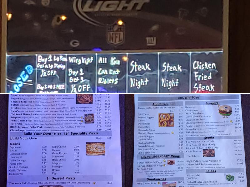 The Chuckwagon Menu