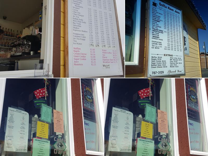 Gotta Have Java Menu