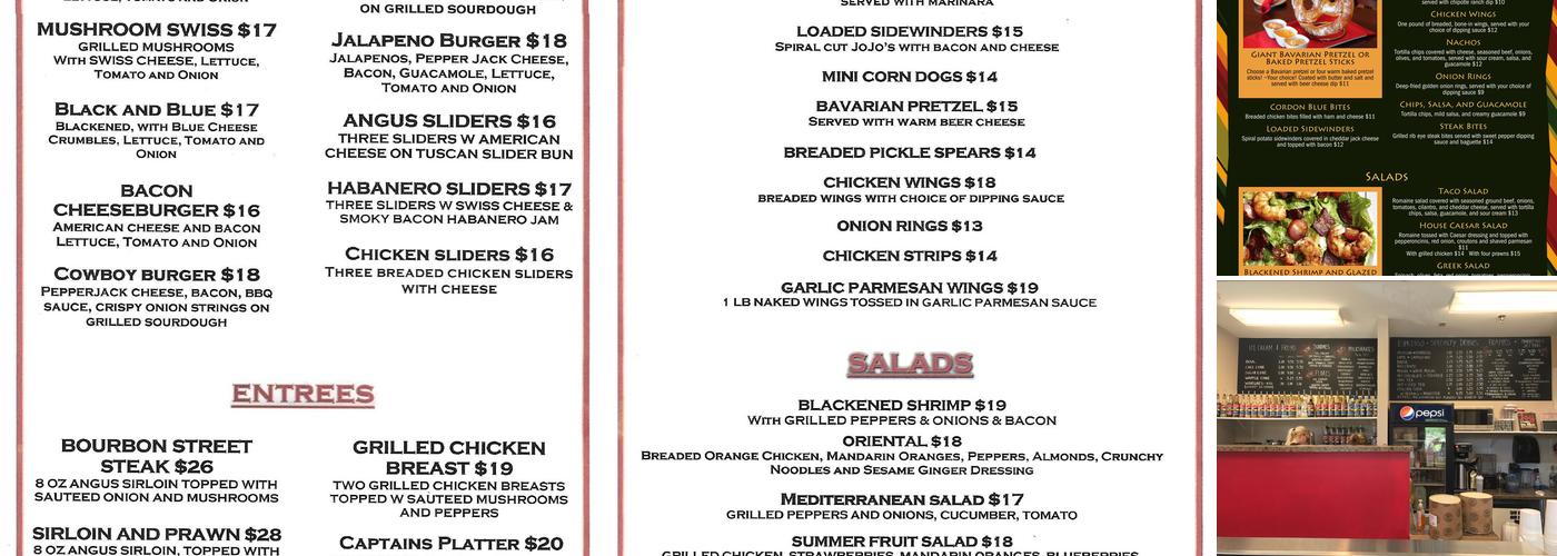 Sunfire Grill Menu