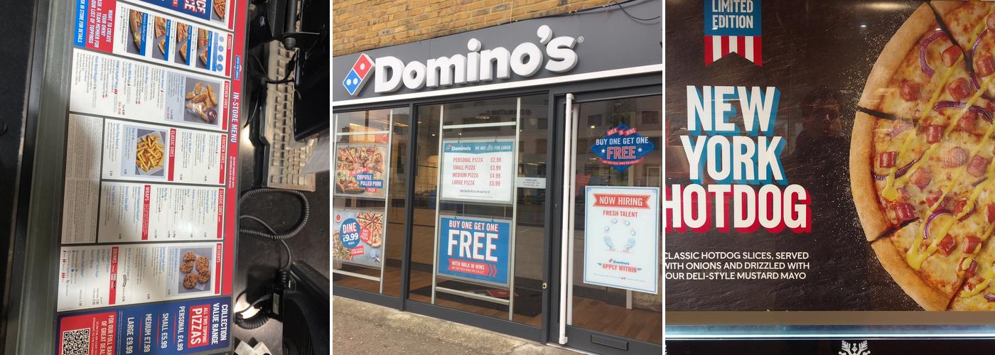 Domino's Pizza - London - Cranford Menu