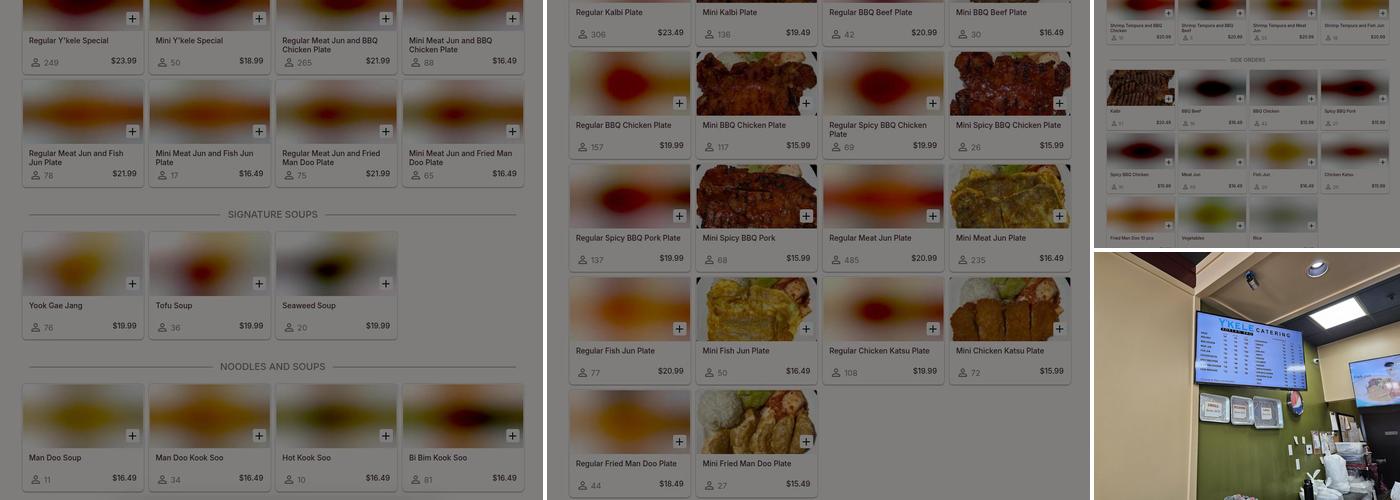 Y'Kele Korean BBQ Menu