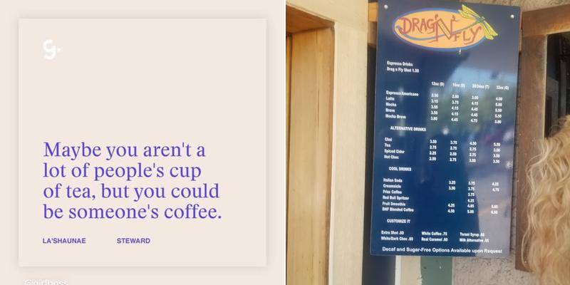 Drag N Fly Espresso Menu