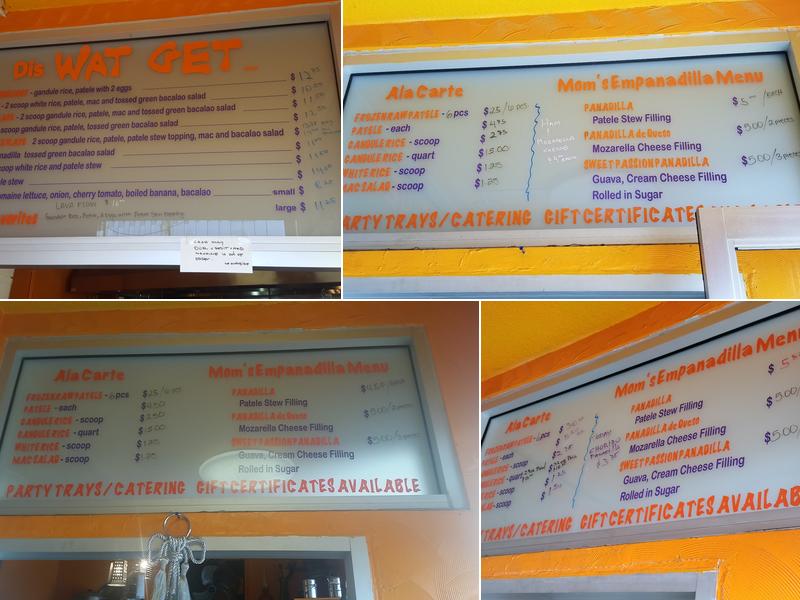 WAT GET KITCHEN Menu