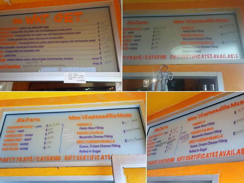 WAT GET KITCHEN Menu