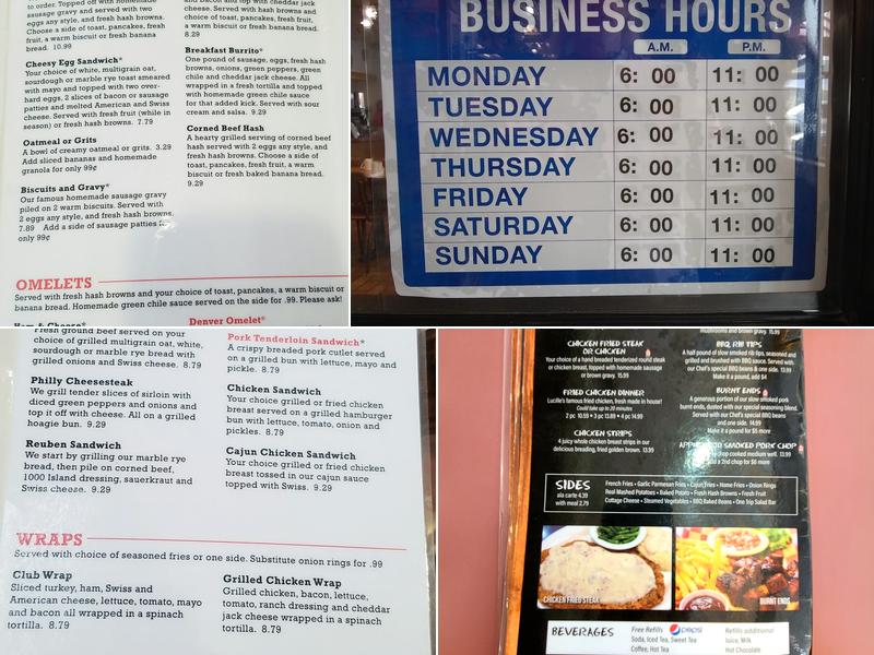 Apple Barrel Restaurant Menu