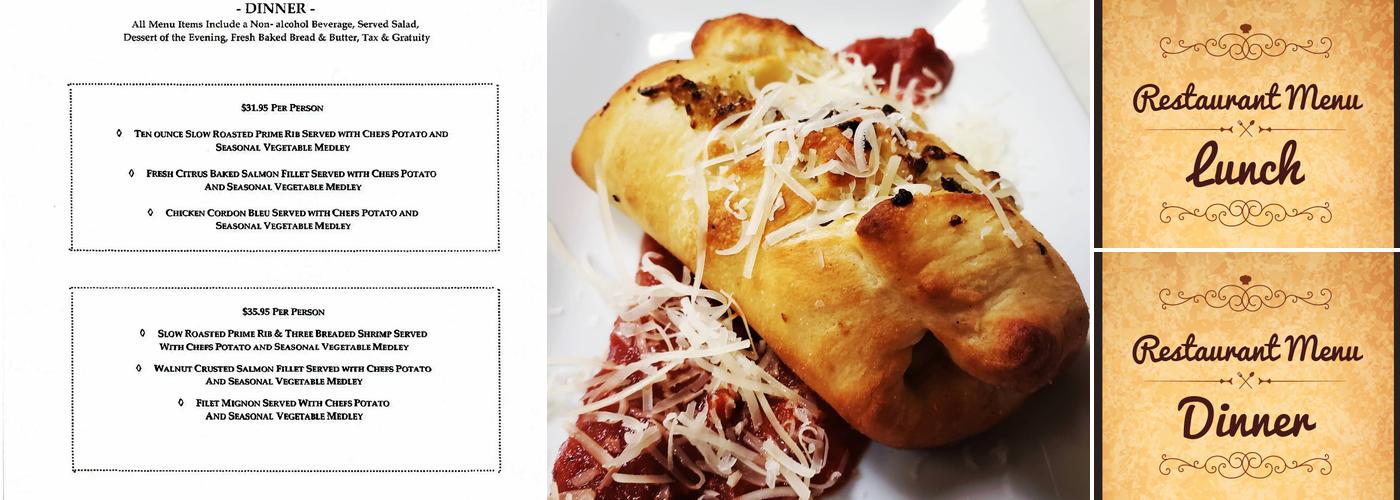 Poor Richard's Restaurant Menu