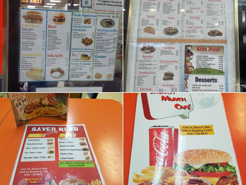 Brunch Munch Cafe Menu