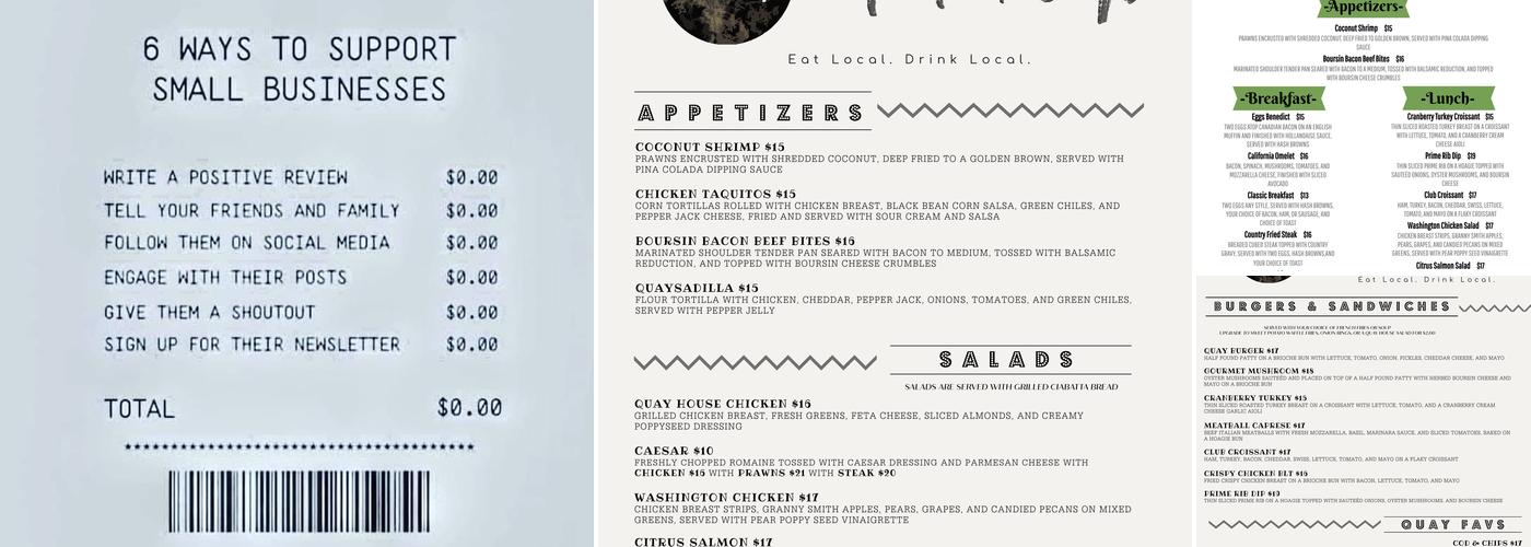 Quay Menu