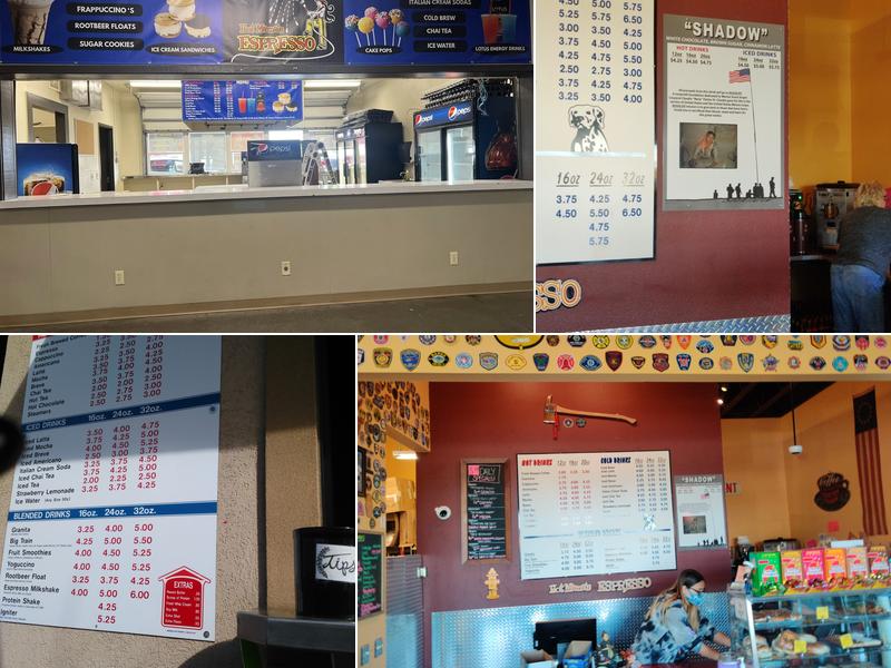 Hot Mama's Espresso Menu