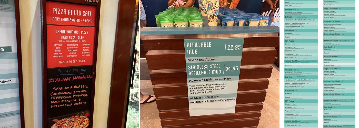Ulu Café Menu