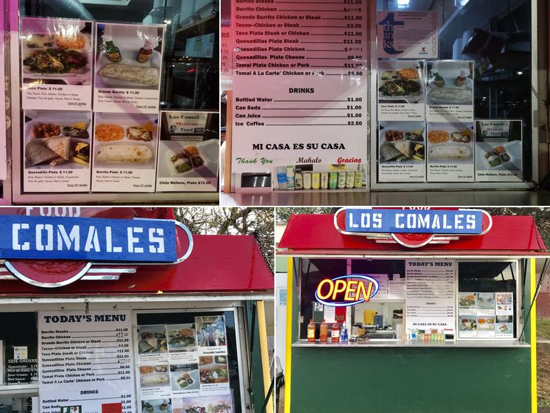 Los Comales Mexican Food Menu