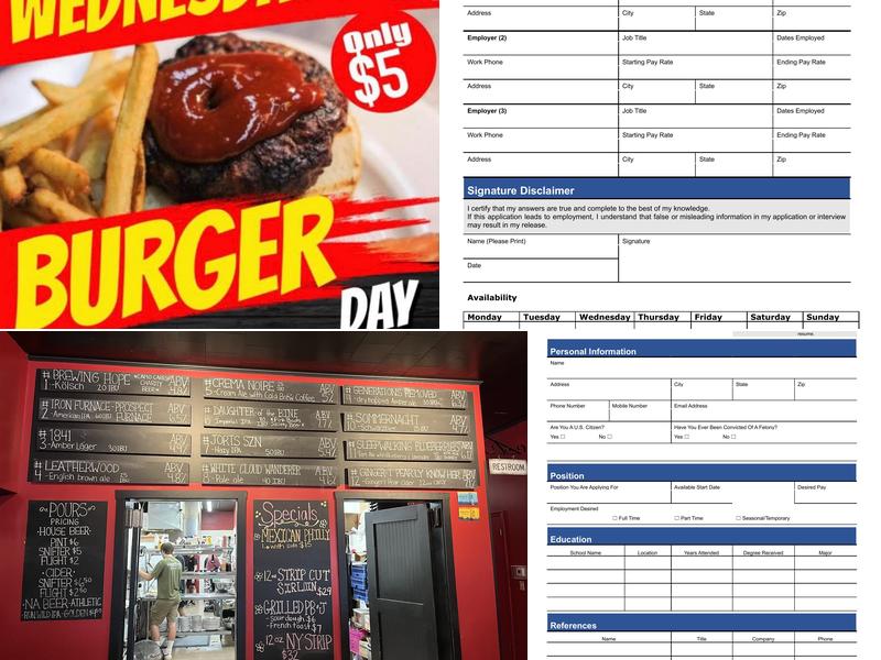 Clarion River Brewing Company Menu