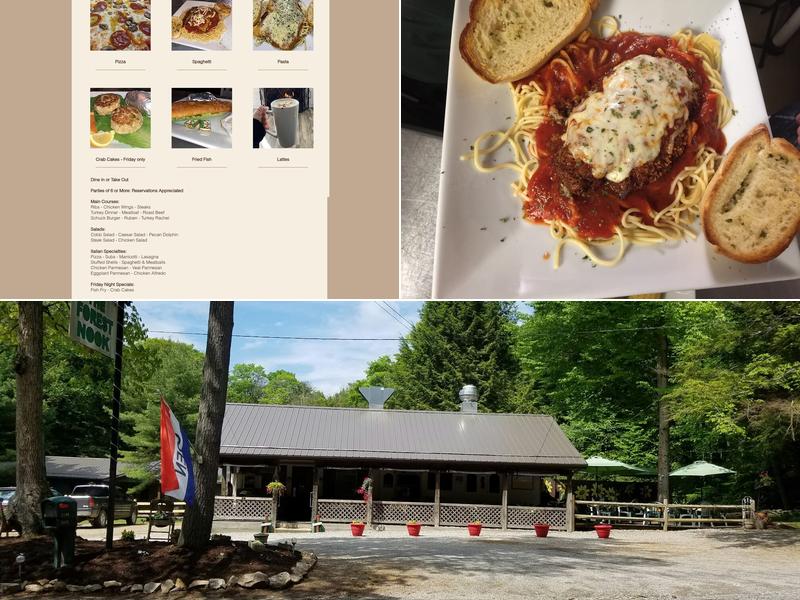 The Forest Nook Restaurant Menu
