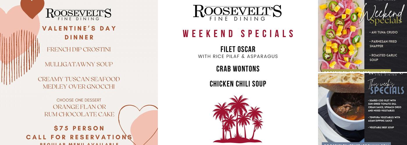 Roosevelt's Menu