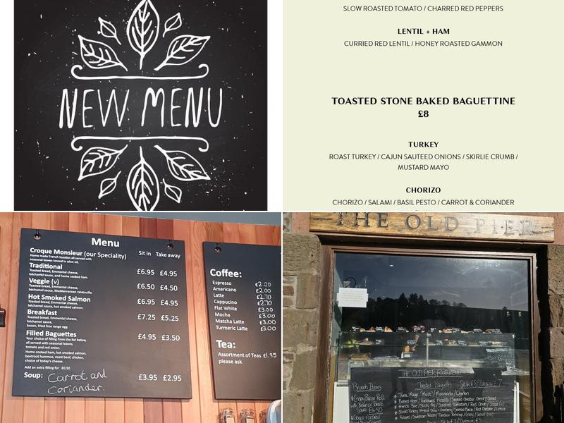 Old Pier Coffee House Menu