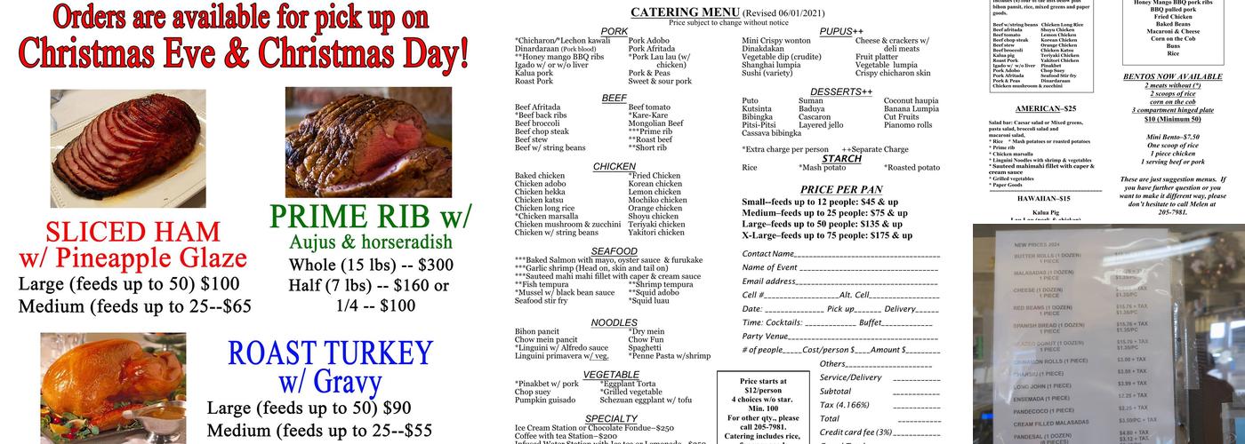 Four Sisters Bakery & Catering Menu