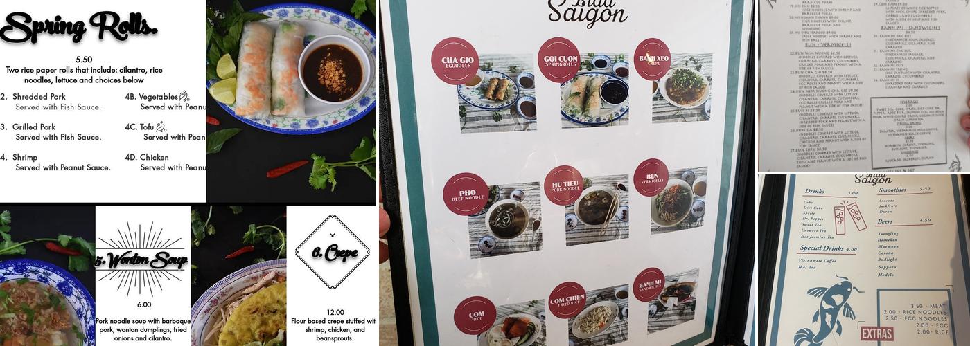 Bida Saigon Menu