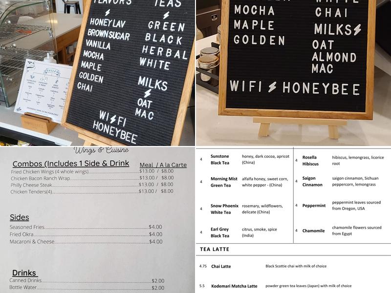 Honeybee Menu