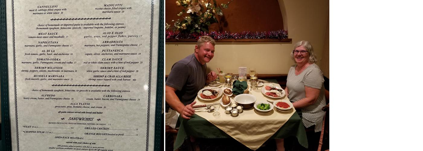 Flavio's Restaurant Menu