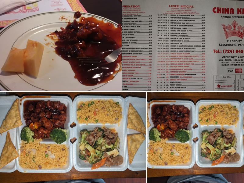 China King 119 3rd St, Leechburg