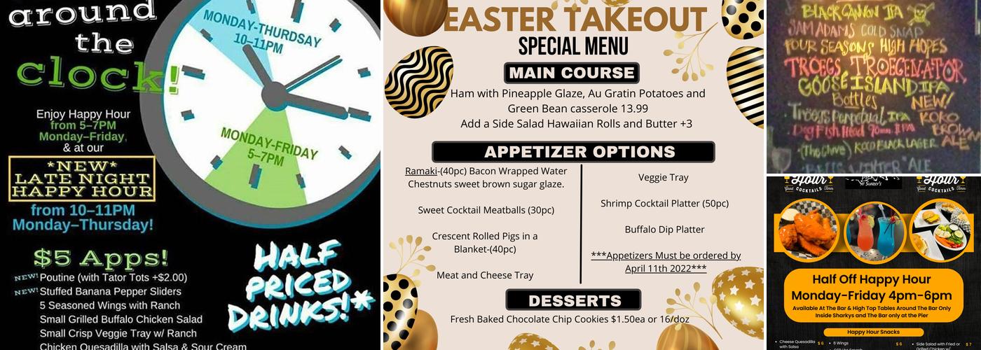 Sharky's Cafe Menu
