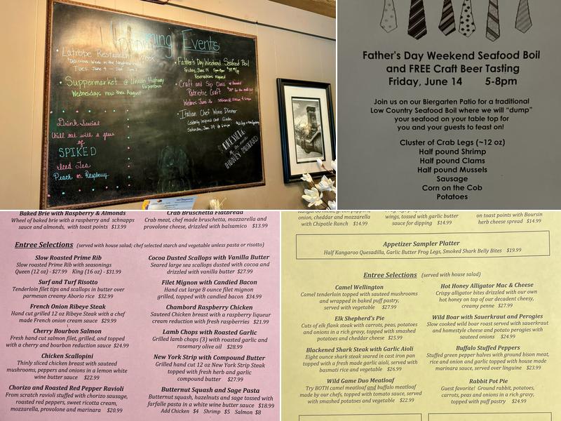 Chef Dato's Table Menu