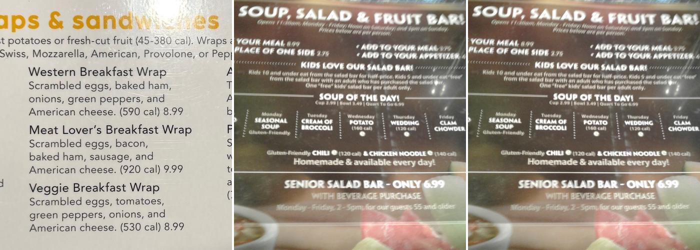 Eat'n Park Menu