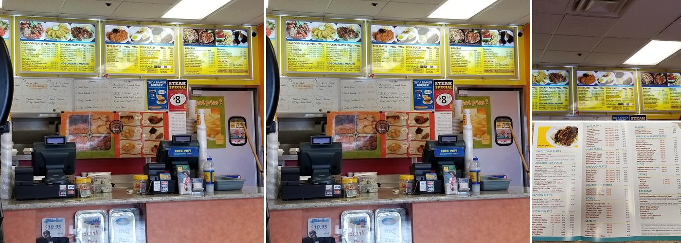 L&L Hawaiian Barbecue Menu